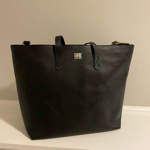 Leather Zip Top Transport Tote - Madewell
